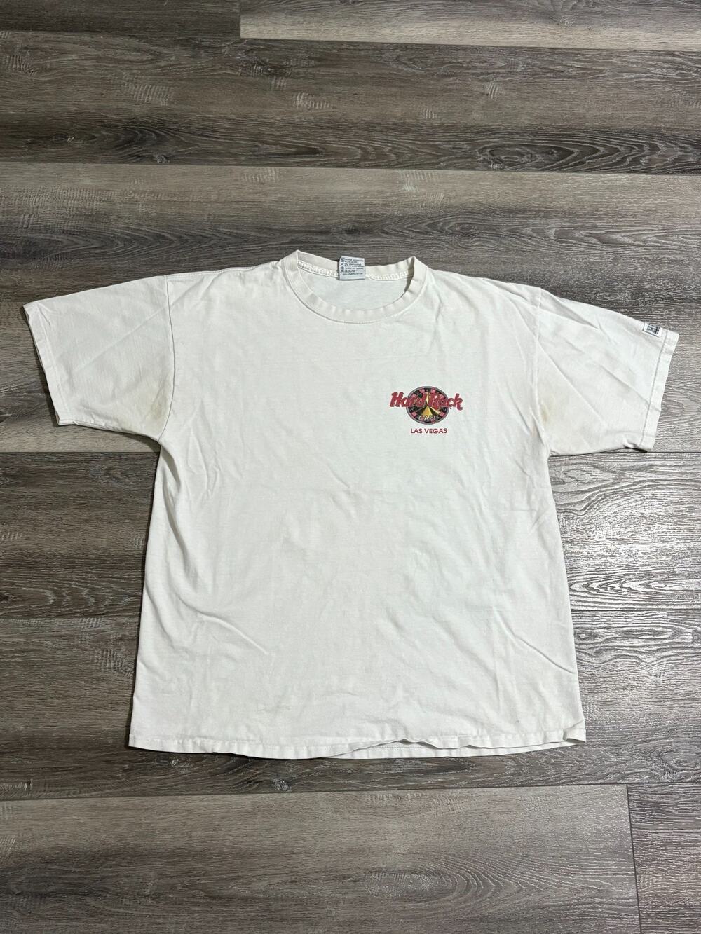 Vintage 90s Hard Rock Heavyweight Las Vegas Gambling Casino Shirt Y2K - Men’s XL